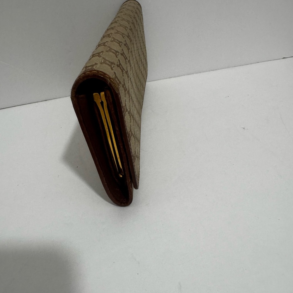 Celine Tan and Brown Women's Wallet - Picture 4 of 6